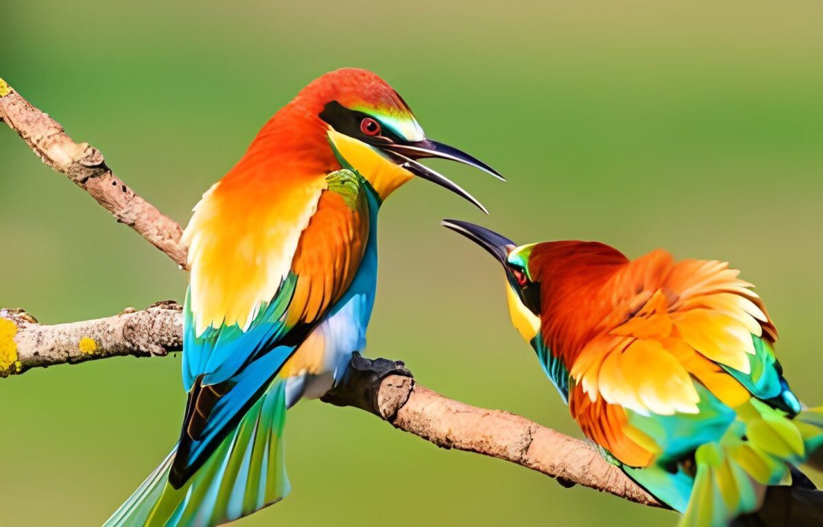 Les Oiseaux Des Compagnons Colorés et Fascinants