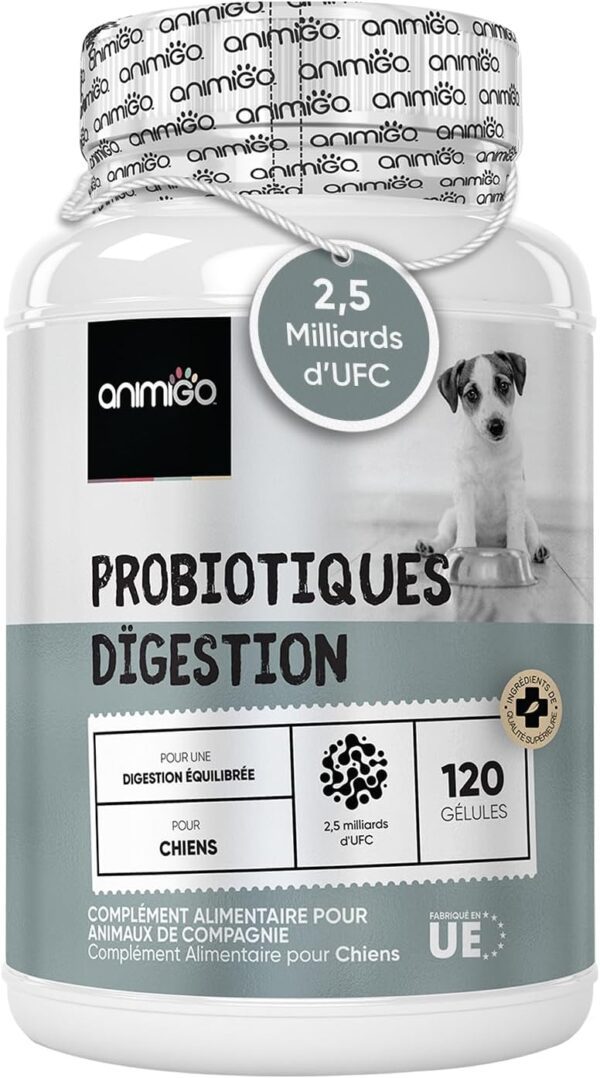 Probiotique Chien, 120 Gélules